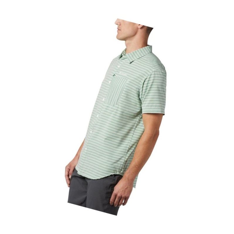 Koszule Columbia Twisted Creek II Short Sleeve Męskie Zielone | 73ONGHQJM