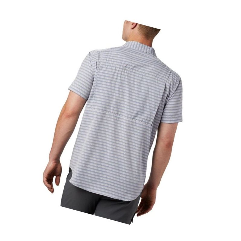 Koszule Columbia Twisted Creek II Short Sleeve Męskie Granatowe | 50BWNDKOI