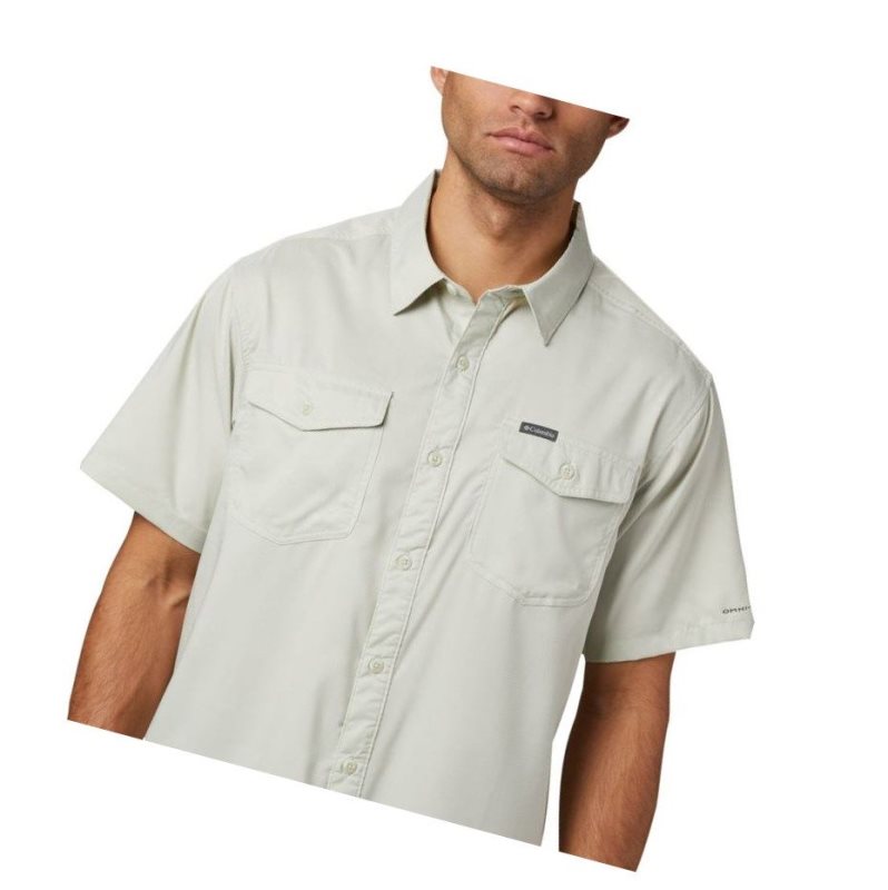 Koszule Columbia Utilizer II Solid Short Sleeve Big Męskie Zielone | 71FLRYCKQ