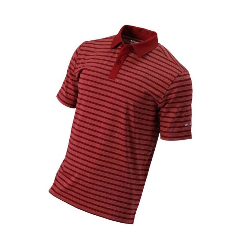 Koszulki Polo Columbia Golf Omni-Wick Gamer Męskie Czerwone | 93OHQMXLT