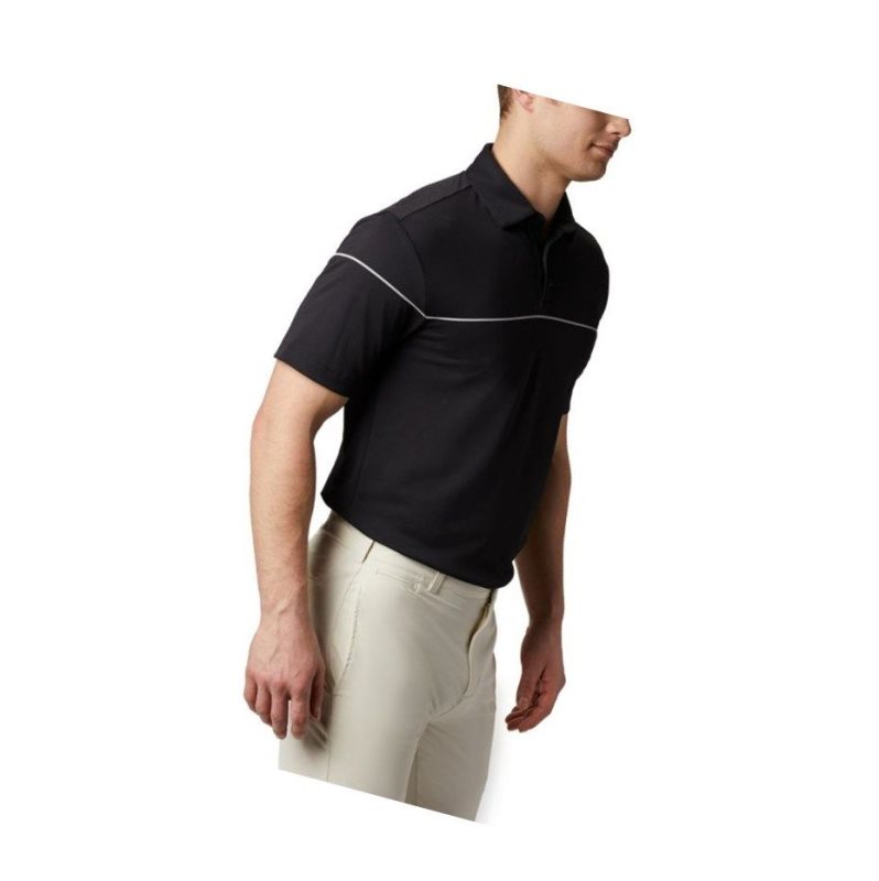 Koszulki Polo Columbia Omni-Wick Breaker Golf Męskie Czarne | 67DMGPQIR