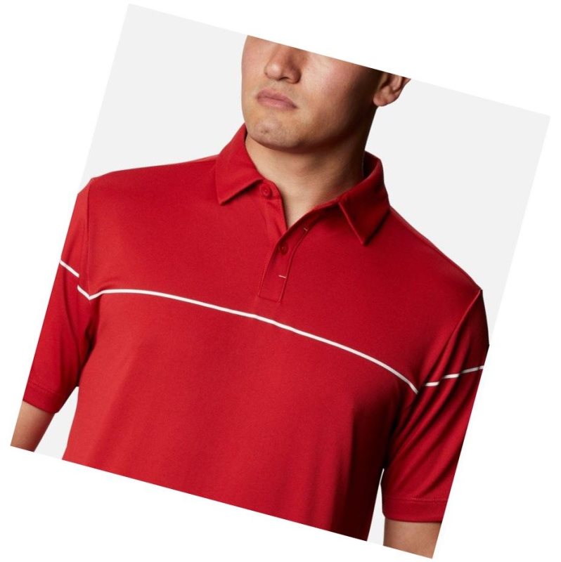 Koszulki Polo Columbia Omni-Wick Breaker Golf Męskie Czerwone | 59LHUPTQC