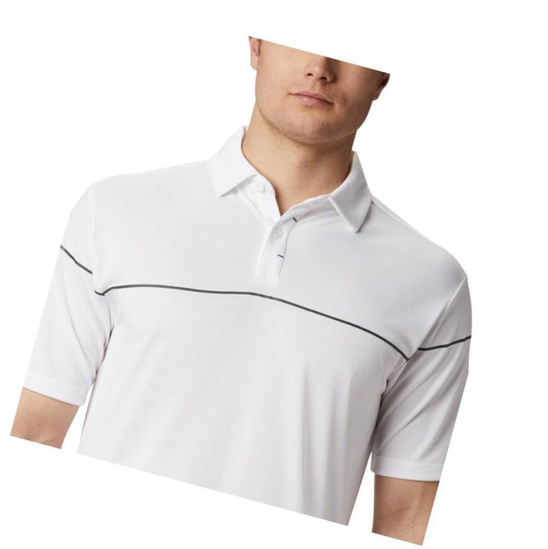 Koszulki Polo Columbia Omni-Wick Breaker Golf Męskie Białe | 24ZHYPCQB