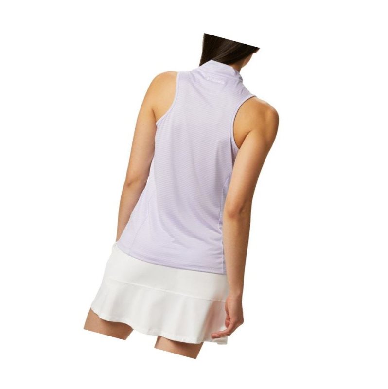 Koszulki Polo Columbia Omni-Wick Hole High Sleeveless Damskie Fioletowe | 53WBMIOSY