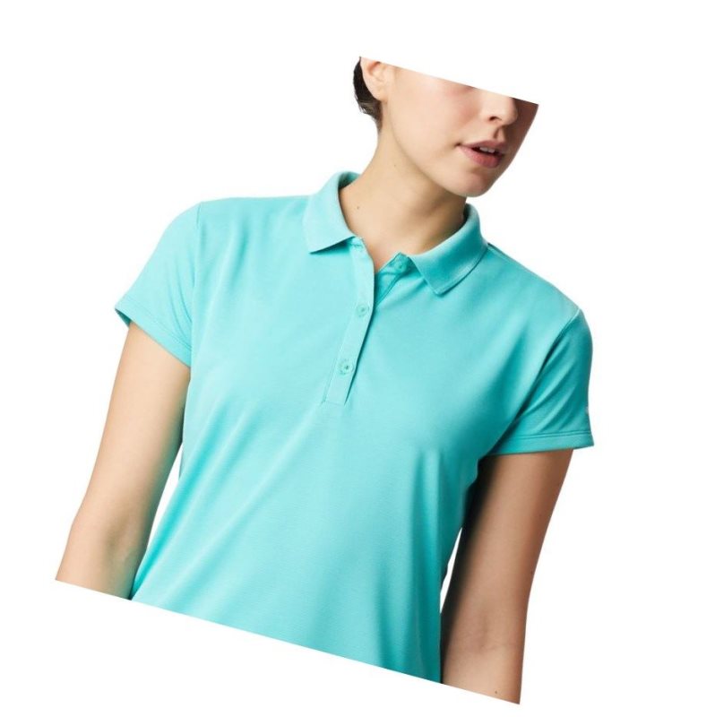 Koszulki Polo Columbia PFG Innisfree Short Sleeve Damskie Niebieskie | 64TXKIACV