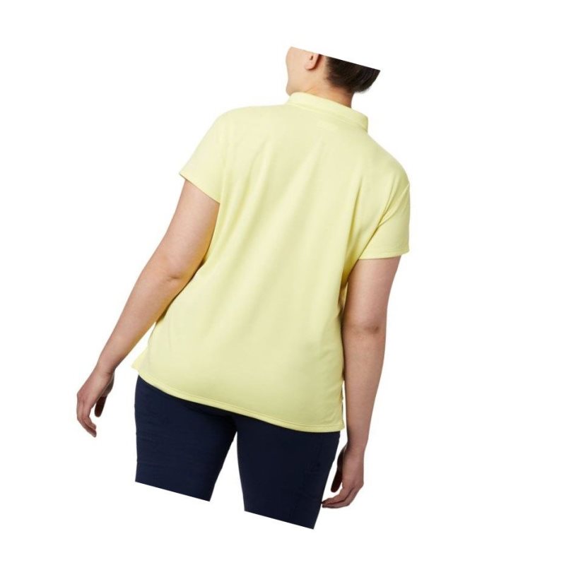 Koszulki Polo Columbia PFG Innisfree Short Sleeve Plus Size Damskie Pomarańczowe | 17PYEUZMQ