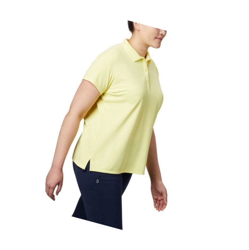 Koszulki Polo Columbia PFG Innisfree Short Sleeve Plus Size Damskie Pomarańczowe | 17PYEUZMQ