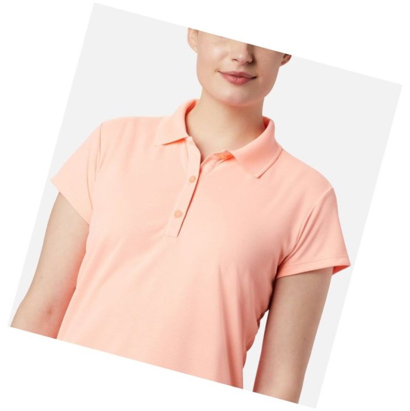 Koszulki Polo Columbia PFG Innisfree Short Sleeve Damskie Różowe | 03WPNGKJH