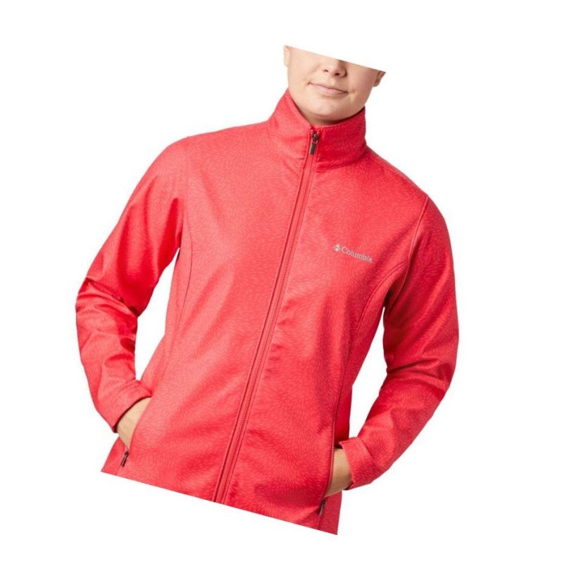 Kurtki Columbia Airtrain Junction?Softshell Damskie Czerwone Brązowe | 10OXBJSHC