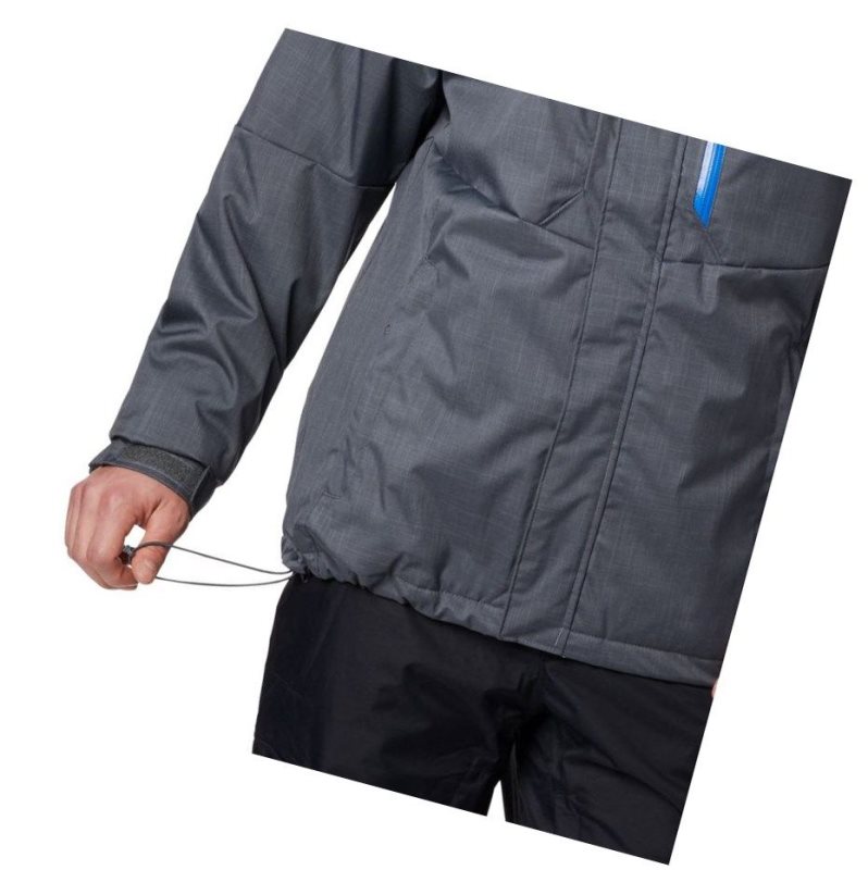 Kurtki Columbia Alpine Action Insulated Męskie Jasny Szare Niebieskie | 52QHBIMTA