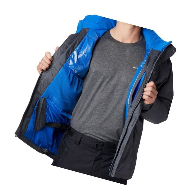 Kurtki Columbia Alpine Action Insulated Męskie Jasny Szare Niebieskie | 52QHBIMTA