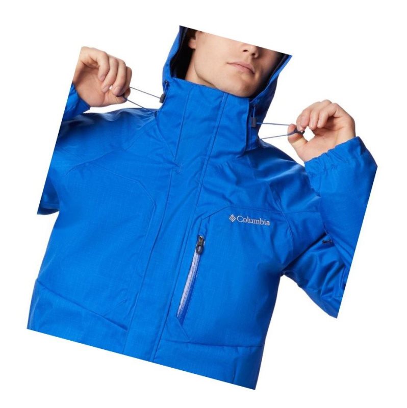 Kurtki Columbia Alpine Action Insulated Męskie Ciemny Niebieskie | 85BGCQWLE