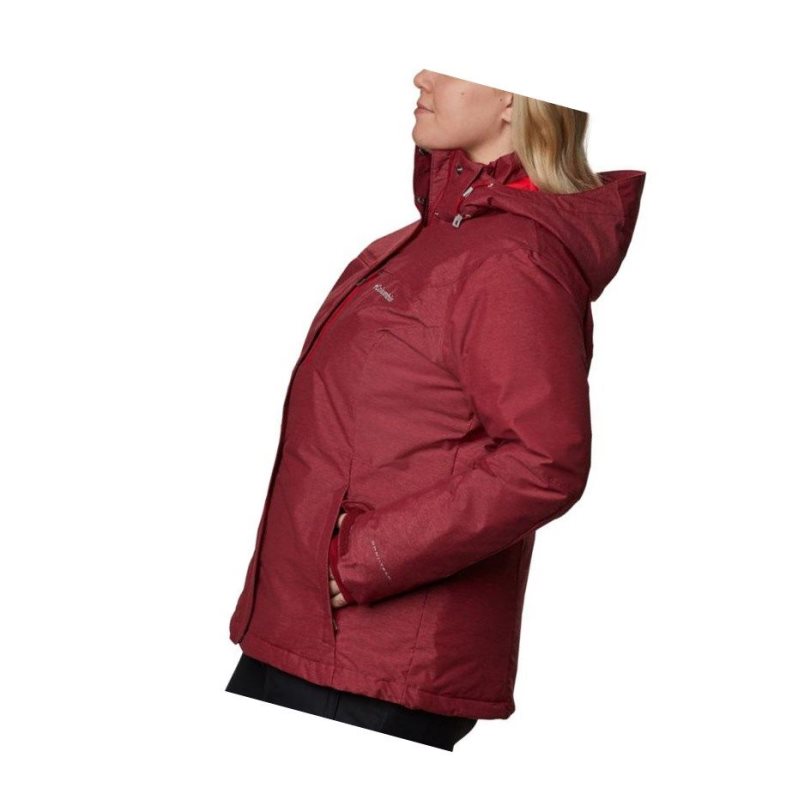 Kurtki Columbia Alpine Action Omni-Heat Plus Size Damskie Czerwone | 45JXZOWSF