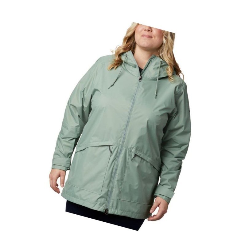 Kurtki Columbia Arcadia Casual Plus Size Damskie Głęboka Zielone | 63YVFLCNP