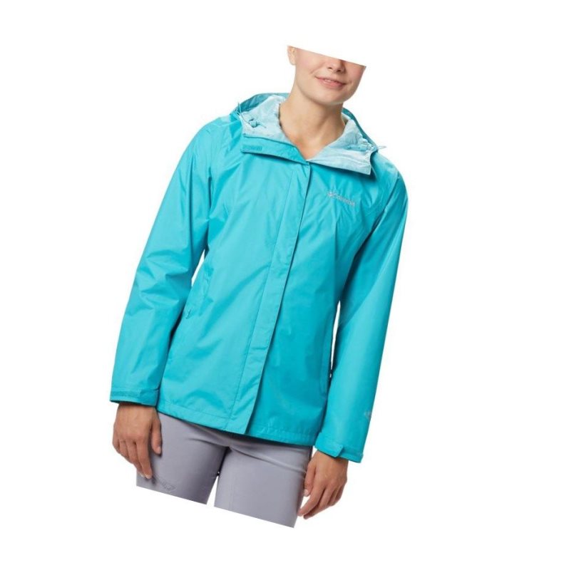 Kurtki Columbia Arcadia II Rain Damskie Niebieskie | 36RLONWTQ