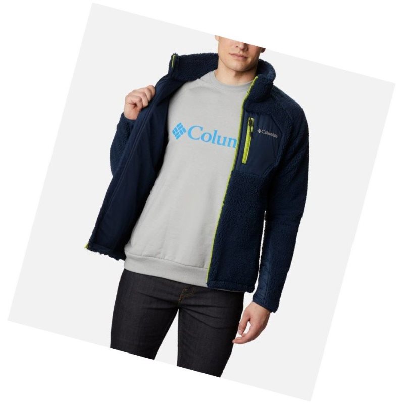 Kurtki Columbia Archer Ridge Sherpa Fleece Męskie Granatowe | 98YNQDEHV