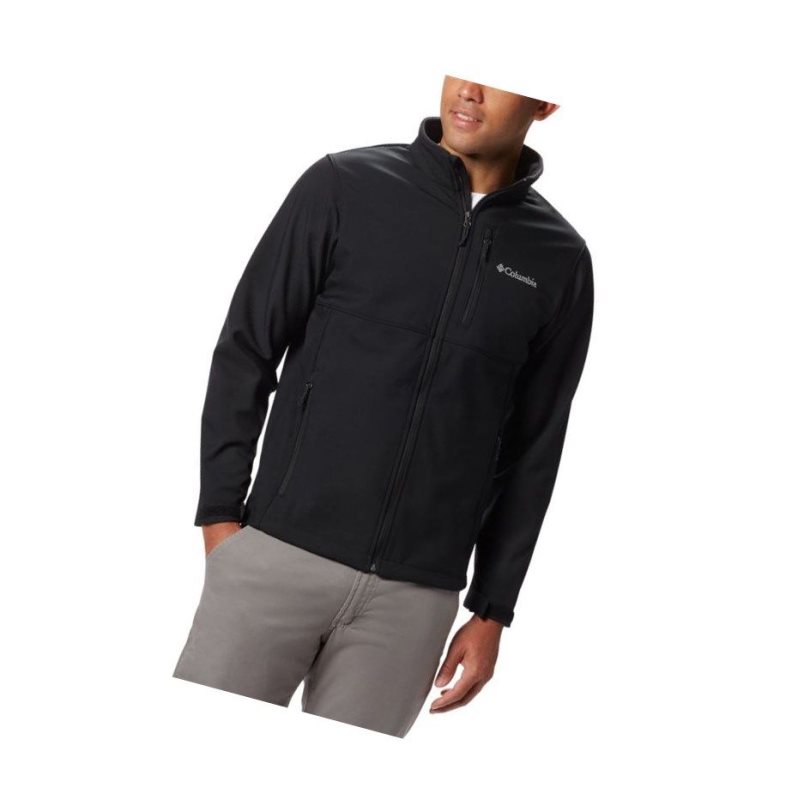 Kurtki Columbia Ascender Softshell Męskie Czarne | 68CKQMFVB