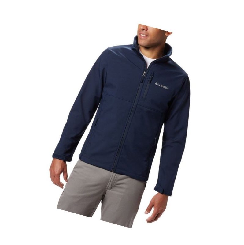 Kurtki Columbia Ascender Softshell Męskie Granatowe | 20NHYXMRV