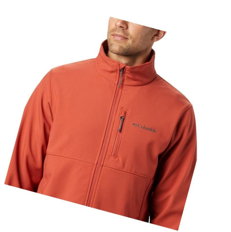 Kurtki Columbia Ascender Softshell Tall Męskie Czerwone | 83YJPDCVG