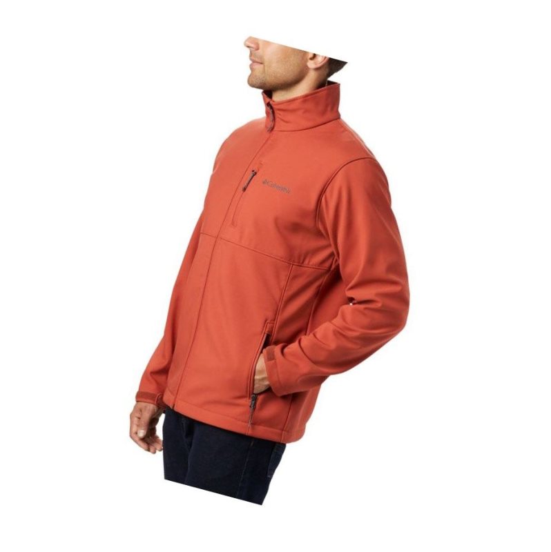 Kurtki Columbia Ascender Softshell Tall Męskie Czerwone | 83YJPDCVG