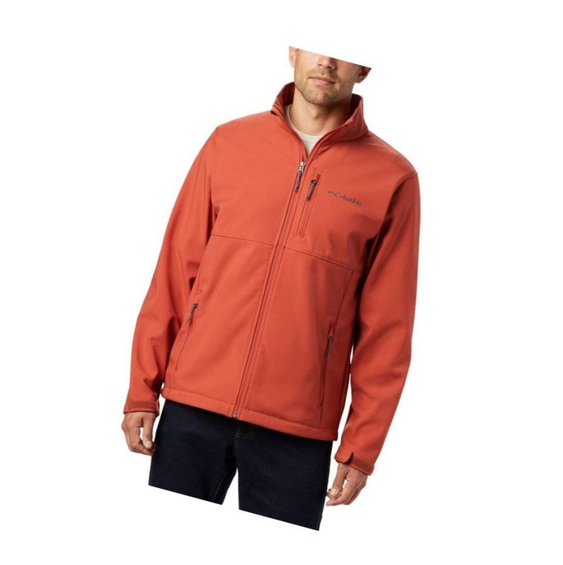 Kurtki Columbia Ascender Softshell Tall Męskie Czerwone | 83YJPDCVG