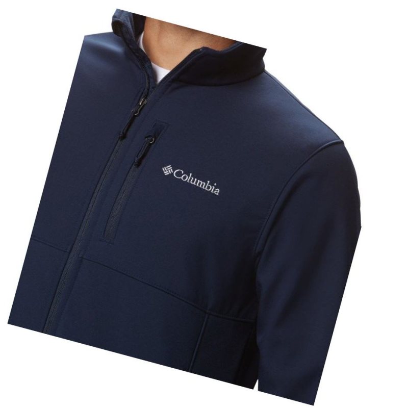 Kurtki Columbia Ascender Softshell Tall Męskie Granatowe | 94VSTADPM