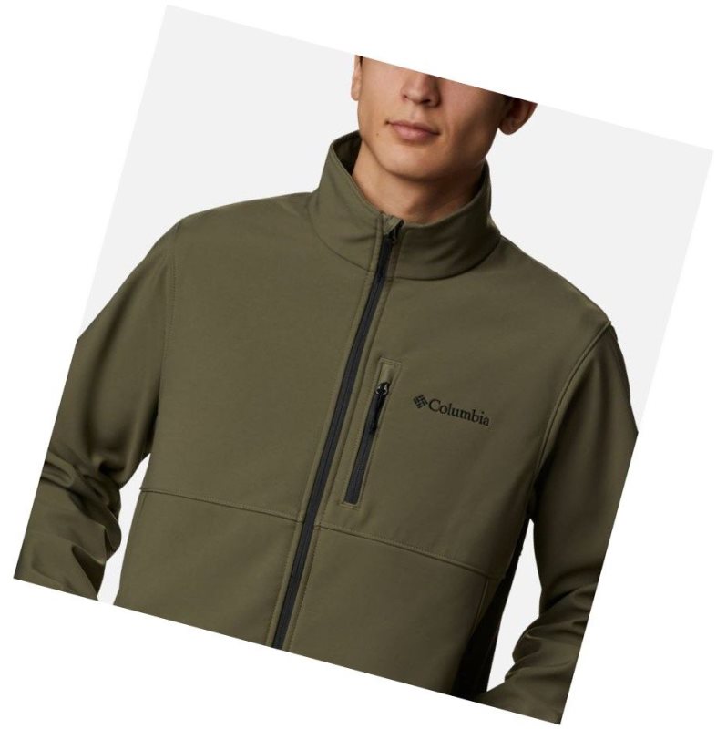 Kurtki Columbia Ascender Softshell Tall Męskie Szare Zielone | 26RLNVGHJ