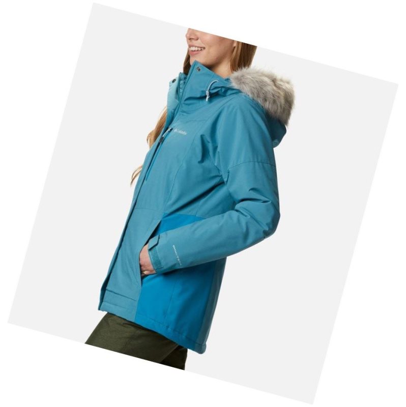 Kurtki Columbia Ava Alpine Insulated Damskie Niebieskie | 89JAITZVW