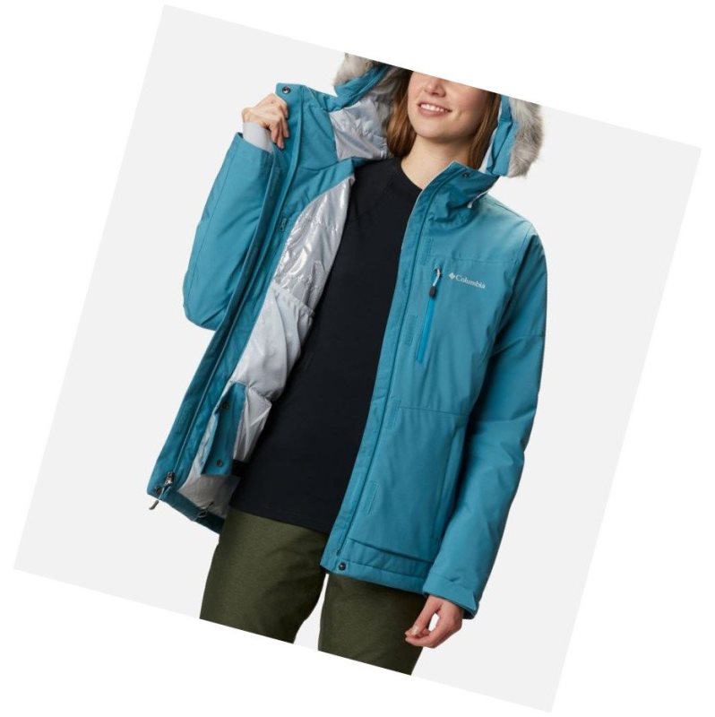 Kurtki Columbia Ava Alpine Insulated Damskie Niebieskie | 89JAITZVW