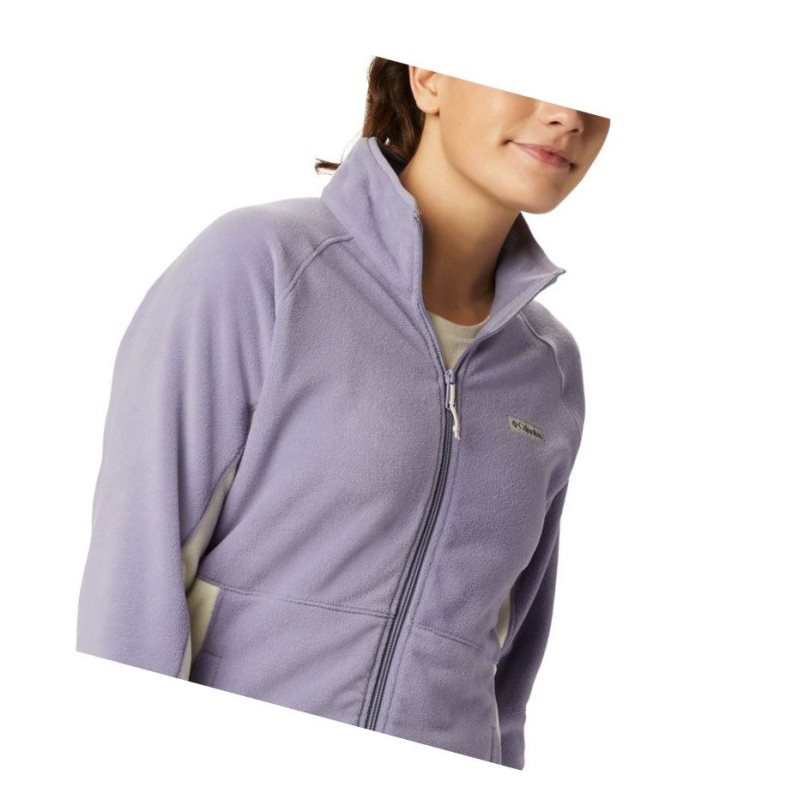 Kurtki Columbia Basin Trail Fleece Full Zip Top Damskie Kremowe | 21ECJDLRV