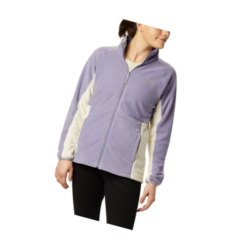 Kurtki Columbia Basin Trail Fleece Full Zip Top Damskie Kremowe | 21ECJDLRV