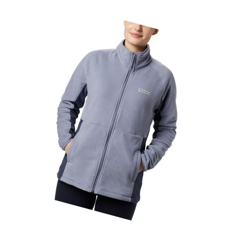 Kurtki Columbia Basin Trail Fleece Full Zip Top Damskie Granatowe | 12SIRLVDX