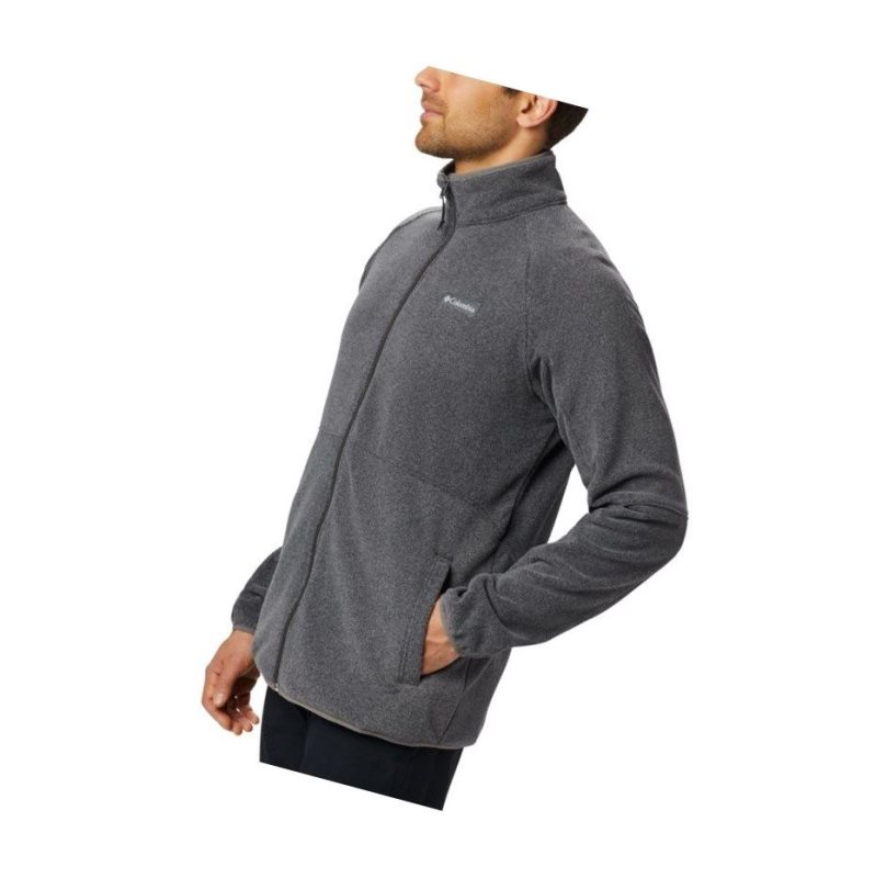 Kurtki Columbia Basin Trail Full Zip Fleece Tall Męskie Szare | 70VCGUTBX