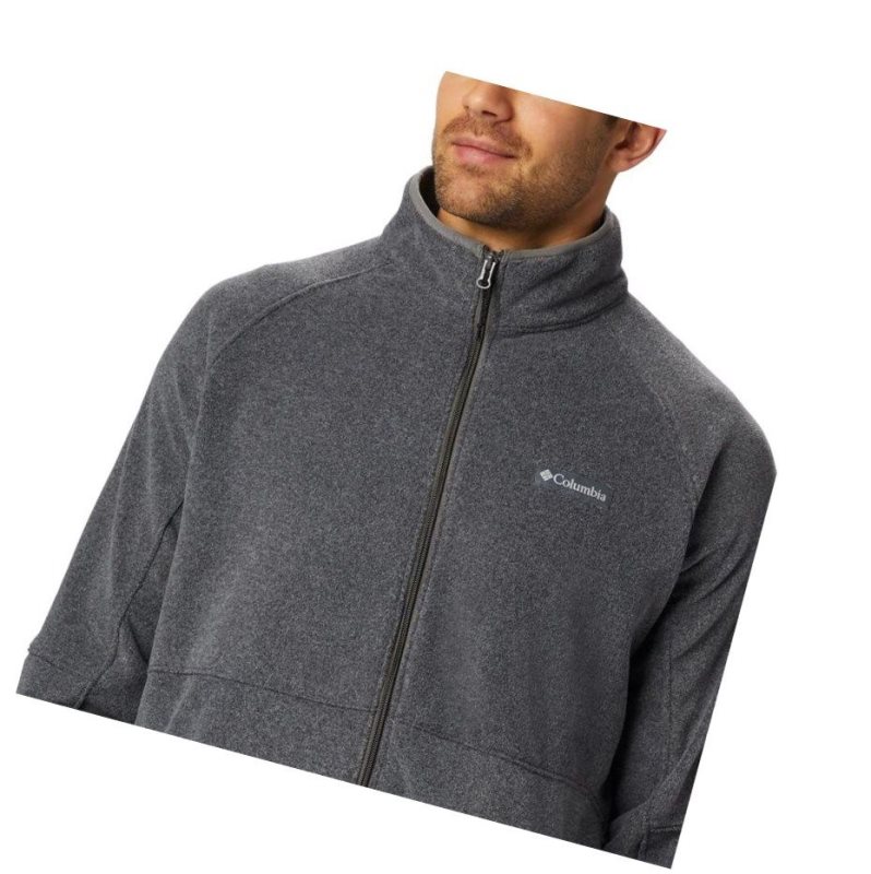 Kurtki Columbia Basin Trail Full Zip Fleece Tall Męskie Szare | 70VCGUTBX