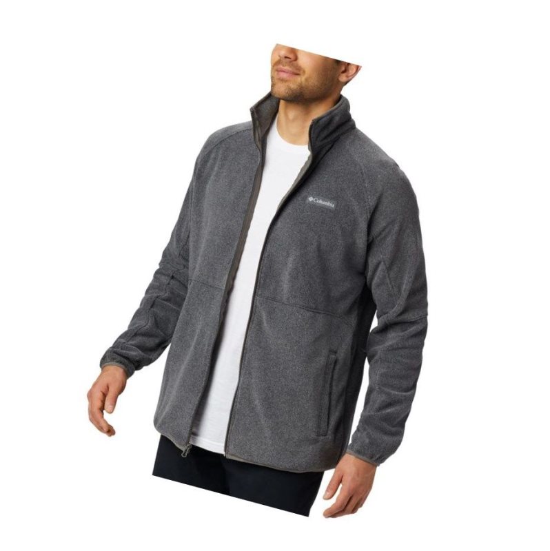 Kurtki Columbia Basin Trail Full Zip Fleece Tall Męskie Szare | 70VCGUTBX