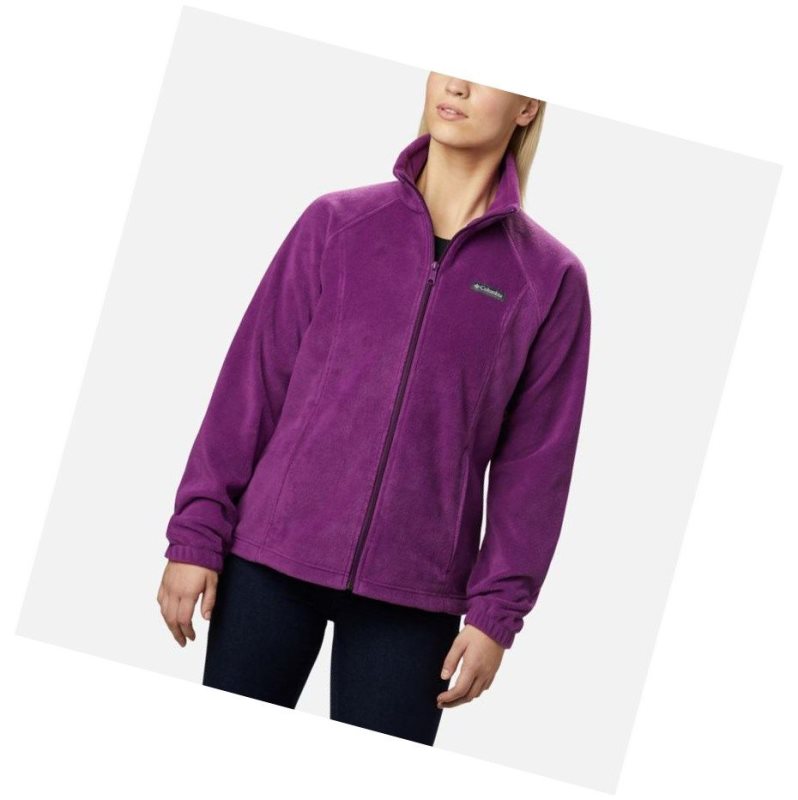 Kurtki Columbia Benton Springs Full Zip Fleece Damskie Brązowe | 82MFHJBAC