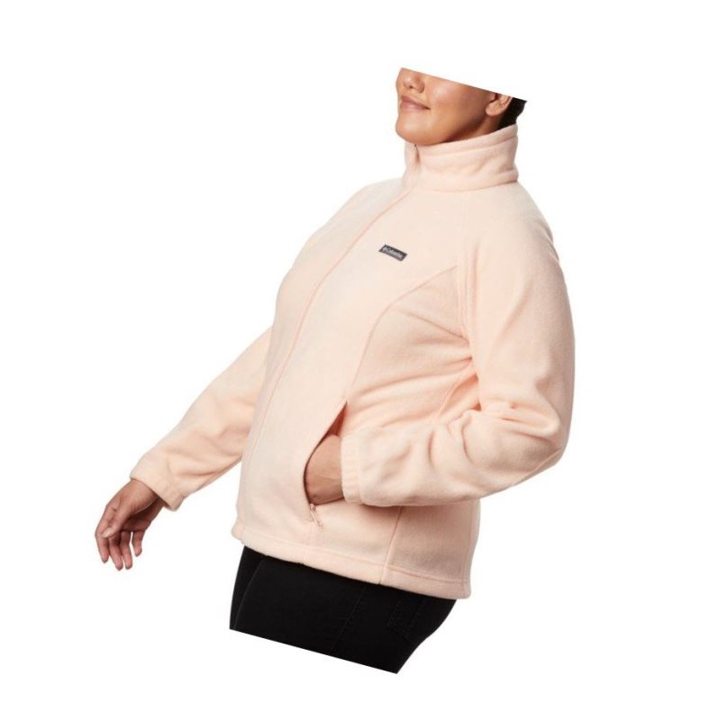 Kurtki Columbia Benton Springs Full Zip Plus Size Damskie Różowe | 59NYMFDUE