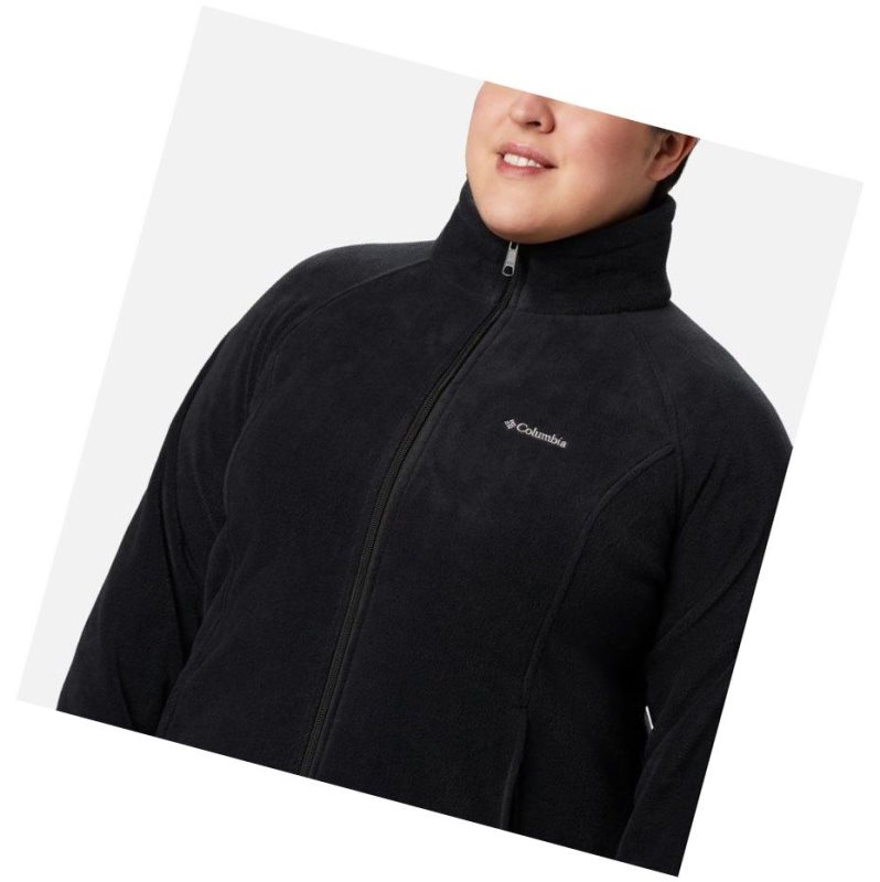 Kurtki Columbia Benton Springs Full Zip Plus Size Damskie Czarne | 50WTXNGYP