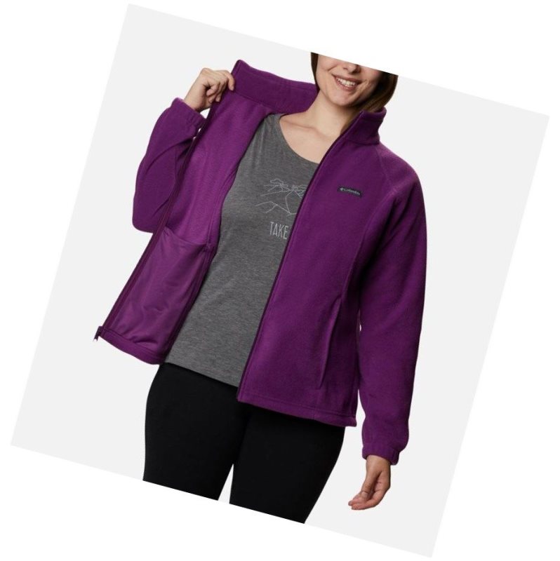 Kurtki Columbia Benton Springs Full Zip Plus Size Damskie Brązowe | 38ZKAWYGP