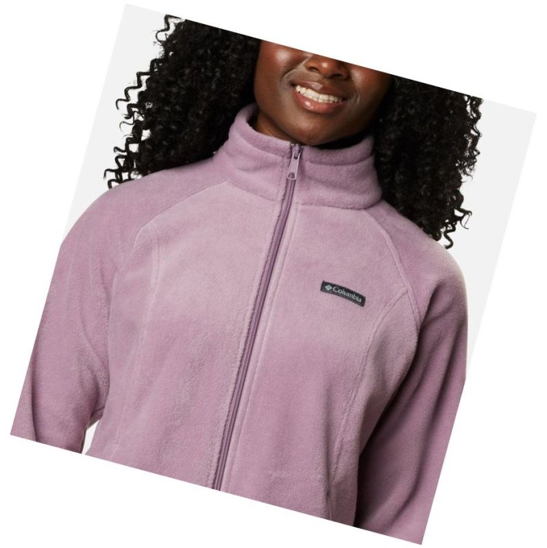 Kurtki Columbia Benton Springs Full Zip Fleece Petite Damskie Fioletowe | 92IBOZXQY