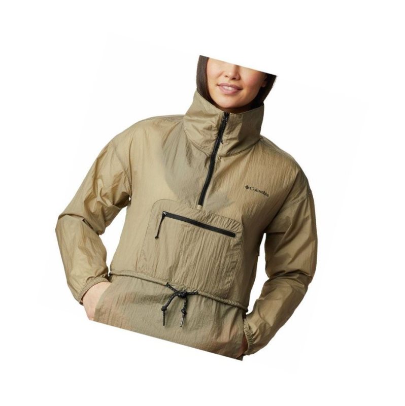 Kurtki Columbia Berg Lake Anorak Damskie Oliwkowe | 35SRQJMNO