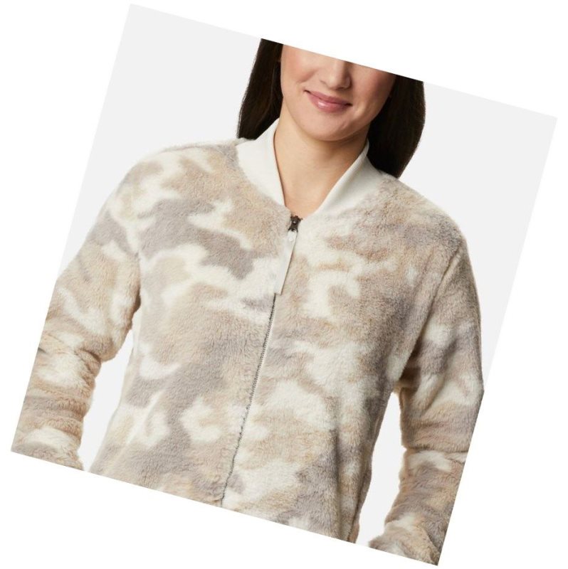 Kurtki Columbia Bundle Up Printed Fleece Damskie Camo | 31VIYXFPK