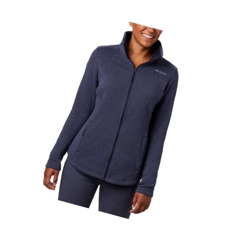 Kurtki Columbia Canyon Point Fleece Full Zip Damskie Granatowe | 83KEWCUYR