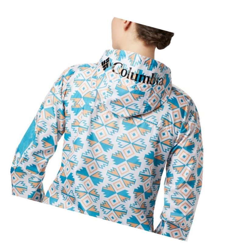 Kurtki Columbia Challenger Windbreaker Damskie Białe | 92NXUJDFP