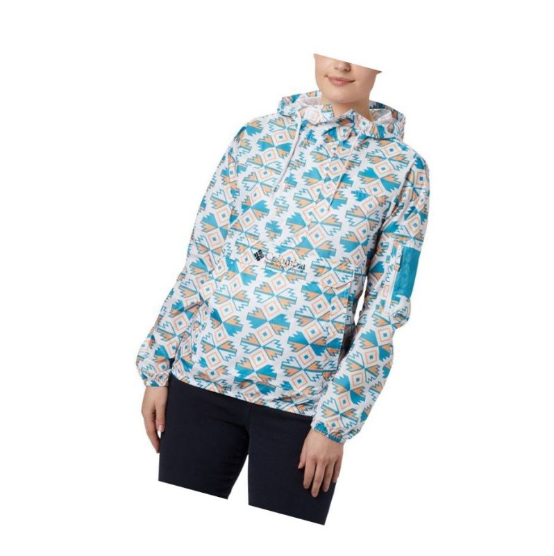 Kurtki Columbia Challenger Windbreaker Damskie Białe | 92NXUJDFP