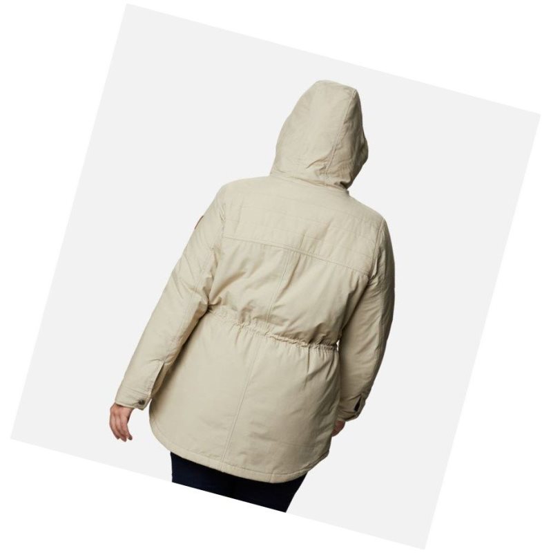 Kurtki Columbia Chatfield Hill Plus Size Damskie Khaki | 91NZGJBVP