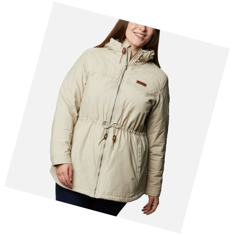 Kurtki Columbia Chatfield Hill Plus Size Damskie Khaki | 91NZGJBVP