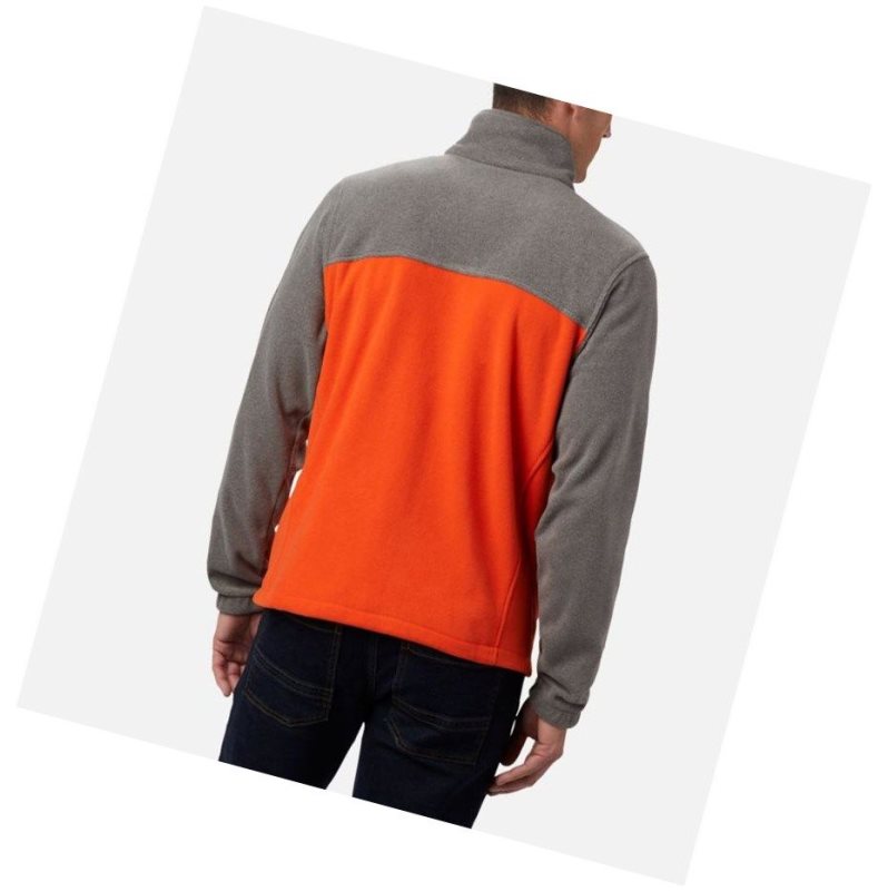 Kurtki Columbia Collegiate Flanker III Fleece - Oregon State Męskie Szare Brązowe Pomarańczowe | 95RITGHDM