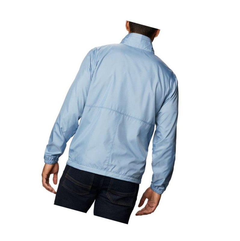 Kurtki Columbia Creekview Windbreaker Męskie Niebieskie | 45JBPCIEG