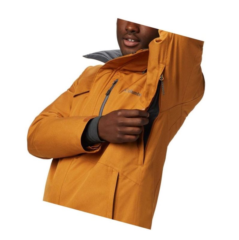 Kurtki Columbia Cushman Crest Insulated Męskie Brązowe | 87WFTQZNV